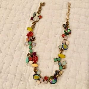 J. Crew Multi-Color Gem Necklace